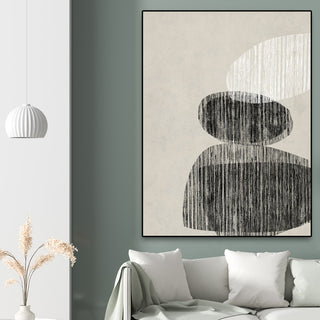 "Nested II" Oversized Framed Canvas, 60" x 40"
