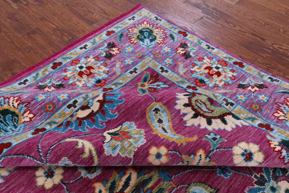 Persian Tabriz Hand Knotted Wool Rug 8' 0" X 10' 2" - Q15399