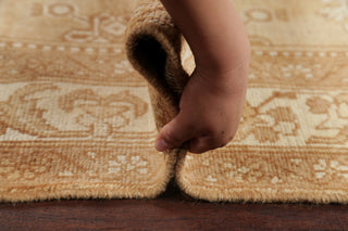 Consigned, Vintage-Style Faded Traditional Area Rug Handmade Persian, Brown, 6x9