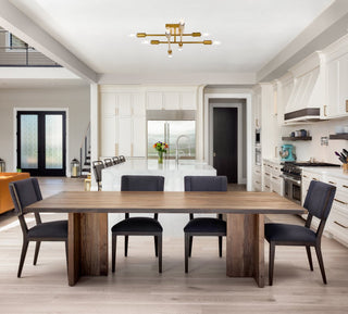 Sebastian 8-Light Brass Flush Mount