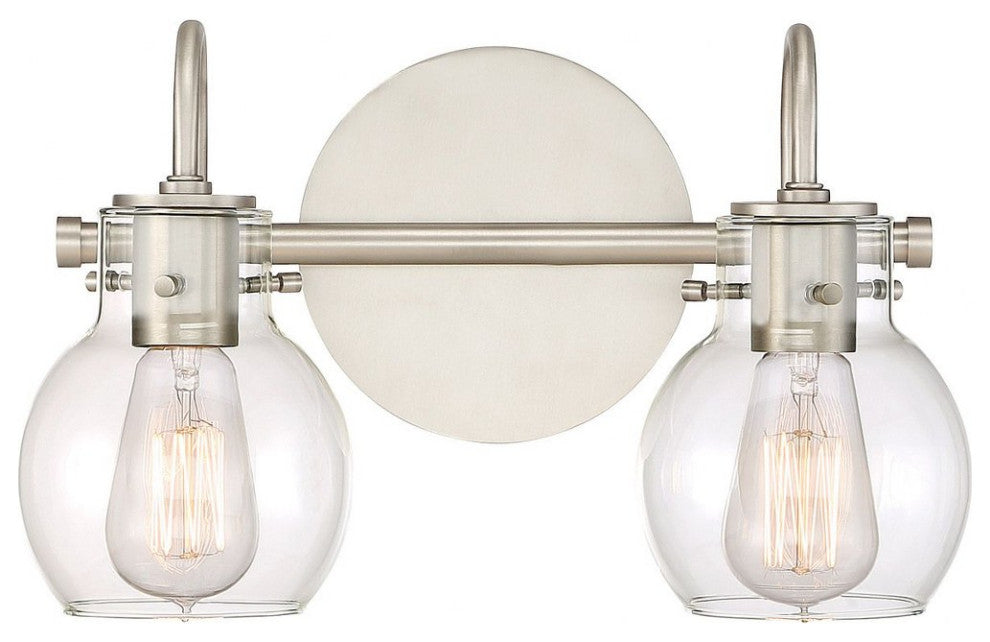 Quoizel ANW8602AN Two Light Bath Fixture Andrews Antique Nickel