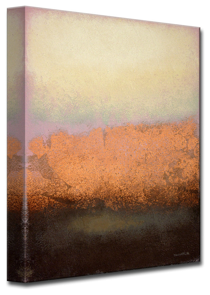 Ready2HangArt Abstract Canvas Art ''Alluring Mist'' by Norman Wyatt, 40"x30"