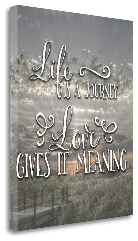 "Life Is A Journey - Photo" By Tara Moss, Giclee Print on Gallery Wrap Canvas
