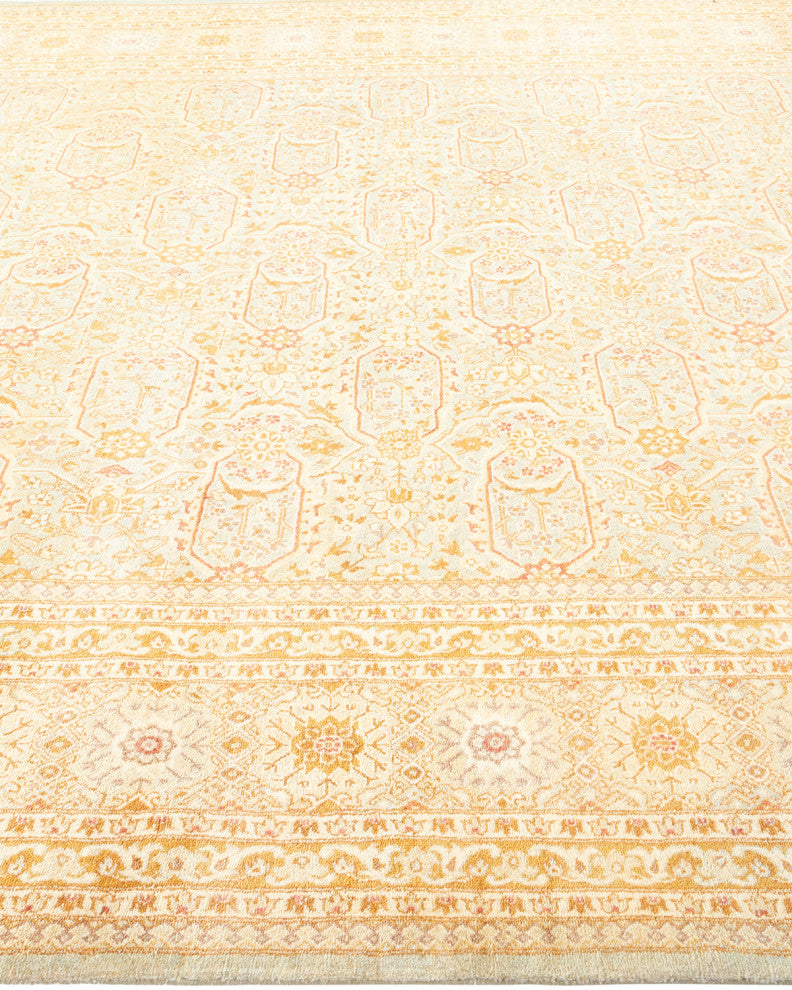 Mogul, One-of-a-Kind Hand-Knotted Area Rug Light Blue, 8'1"x10'4"