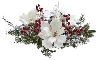 Full arrangement view on white background showing the entire product