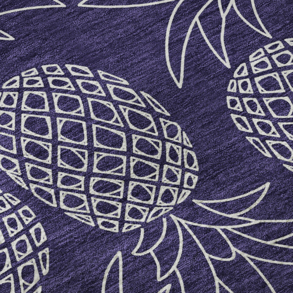 Addison Premium Washable Mayfield AMF161 blue 8' x 10' Rug