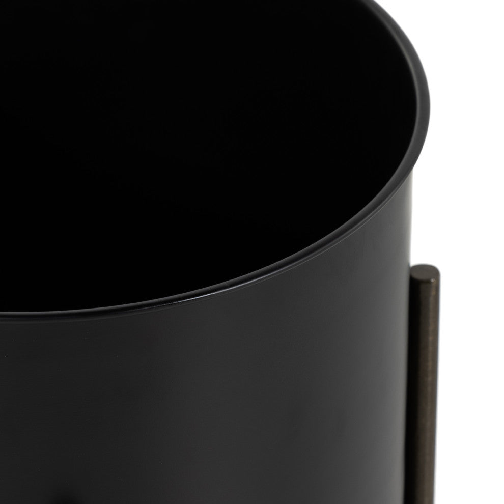 Jed Planter-Iron Matte Black
