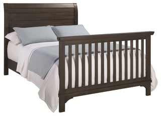 Taylor 57"W Wood Crib, River Rock