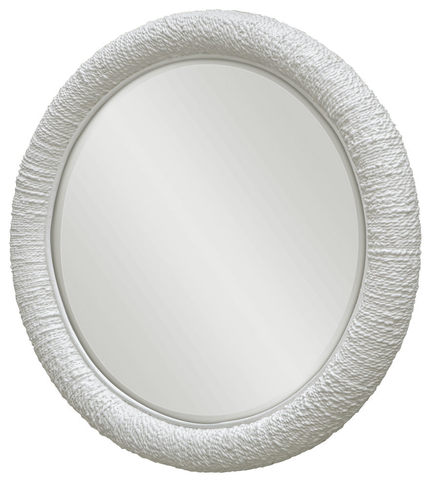 Uttermost 08168 Mariner White Round Mirror