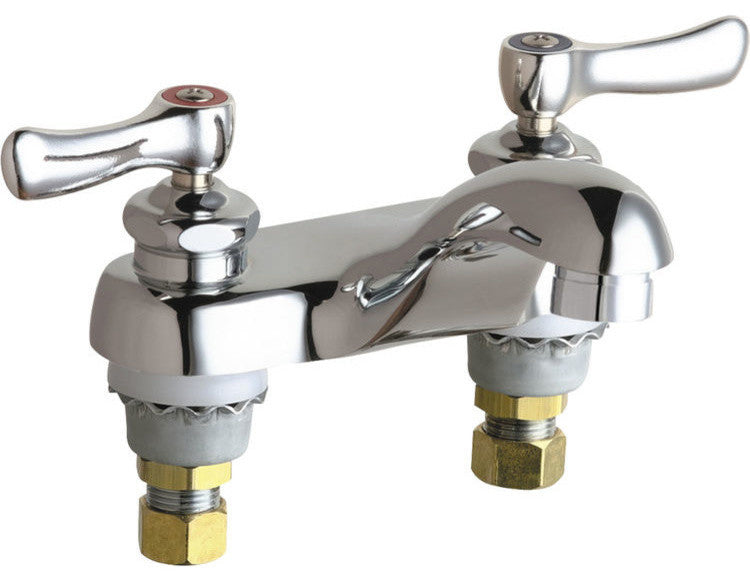Chicago Faucets 802-VE2805ABCP Hot and Cold Sink Faucet