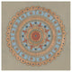"Copper Mandala II" Digital Paper Print by Kathrine Lovell, 42"x42"
