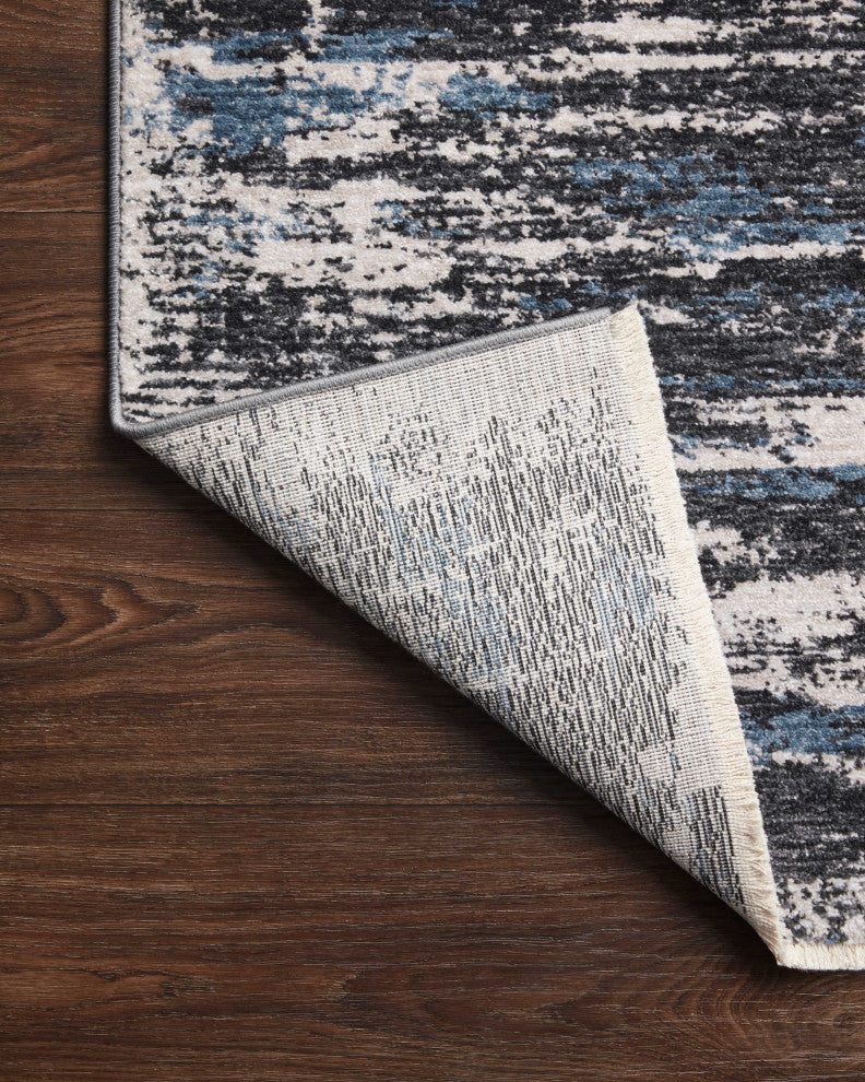Loloi II Vance Charcoal / Dove 2'-7" X 8'-0" Area Rug
