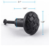 Black Iron Cabinet Knobs And Pulls Round Brick Design Cabinet Hardware