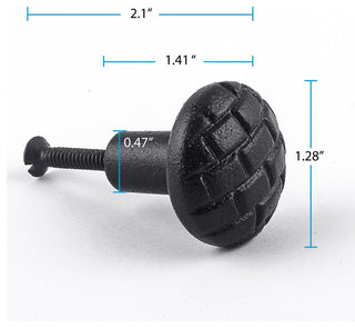 Black Iron Cabinet Knobs And Pulls Round Brick Design Cabinet Hardware