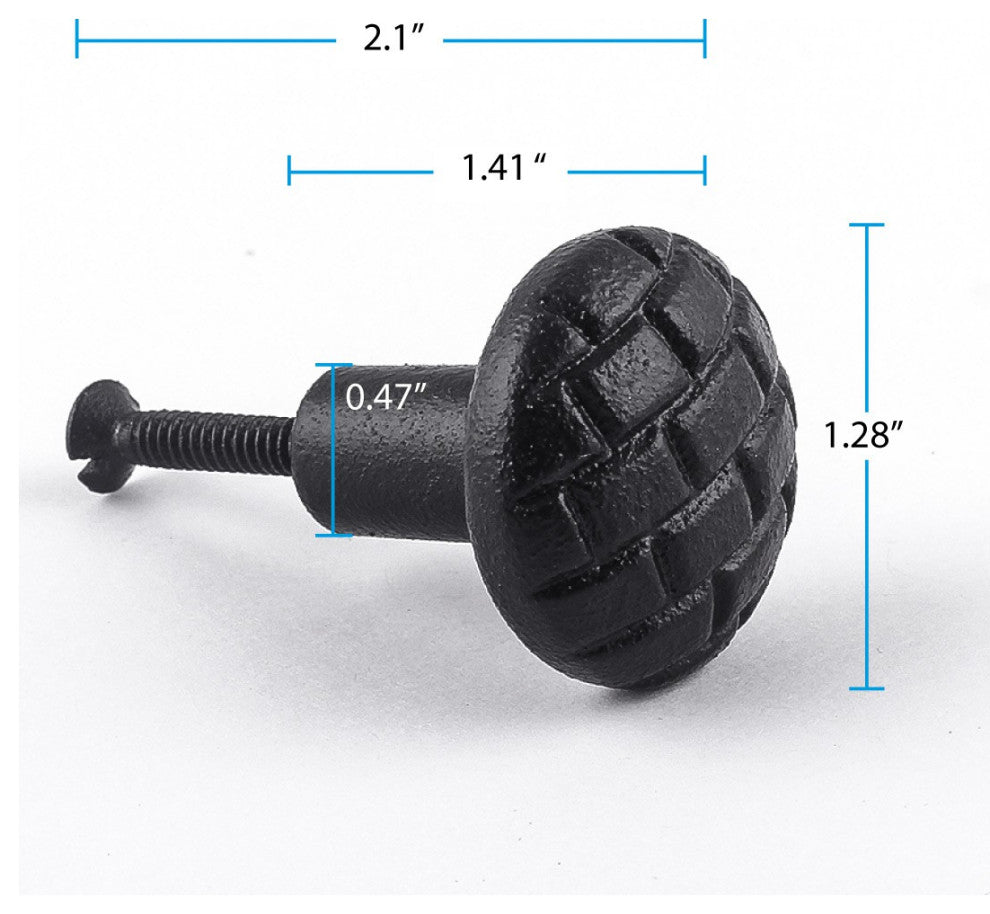 Black Iron Cabinet Knobs And Pulls Round Brick Design Cabinet Hardware