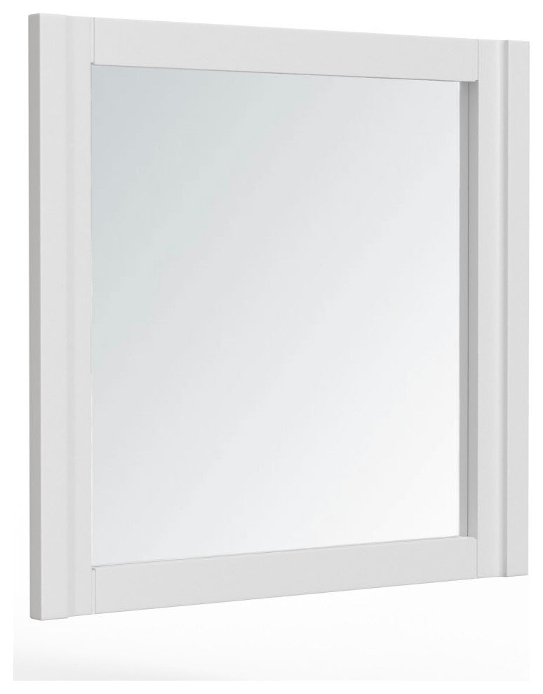 Stapleton Mirror, White
