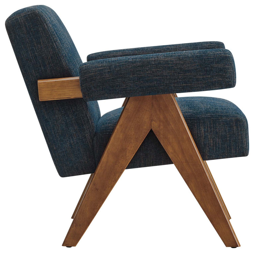 Lyra Fabric Armchair - Set of 2 - Azure Fabric