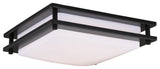 Vaxcel, Horizon LED Flush Mount Ceiling Light, Oil Burnished Bronze, 12 Inch