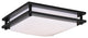 Vaxcel, Horizon LED Flush Mount Ceiling Light, Oil Burnished Bronze, 12 Inch