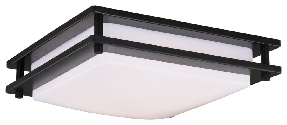 Vaxcel, Horizon LED Flush Mount Ceiling Light, Oil Burnished Bronze, 12 Inch
