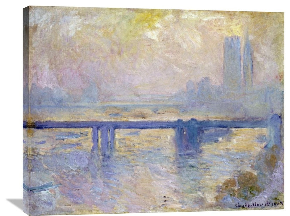 "Charing Cross Bridge" Artwork, 36" x 28"