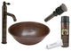 Vessel Sink, Faucet and Accessories Package, BSP1_VR15WDB