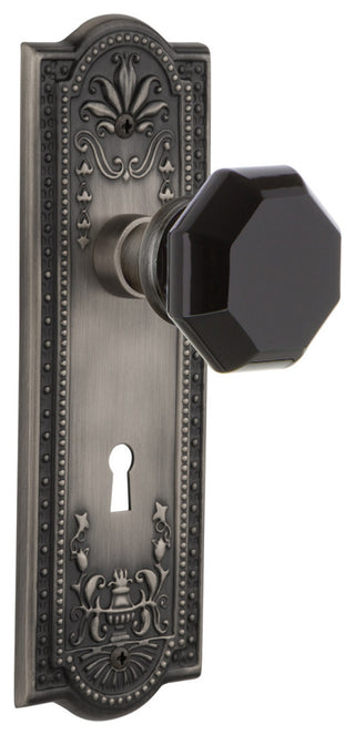 Nostalgic Warehouse MEAWAB_DD_KH Meadows Solid Brass Rose Dummy - Antique