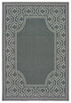 Oriental Weavers Marina Grey/ Ivory Border Indoor/Outdoor Rug 7'10"X10'10"