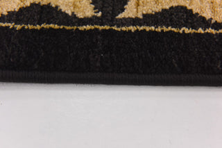 Unique Loom Black Carnation Edinburgh 7' 0 x 10' 0 Area Rug