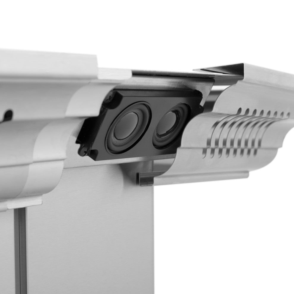 30" ZLINE CrownSound Ducted Island Range Hood, GL9iCRN-BT-30