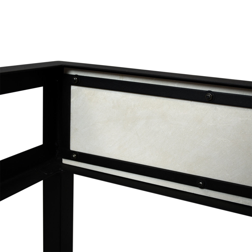 Cuzco Vanity Base, Carrara Marble, 48"