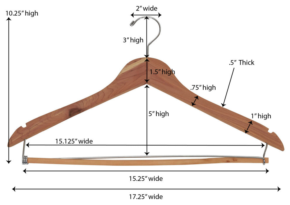 CedarFresh Cedar Coat Hangers