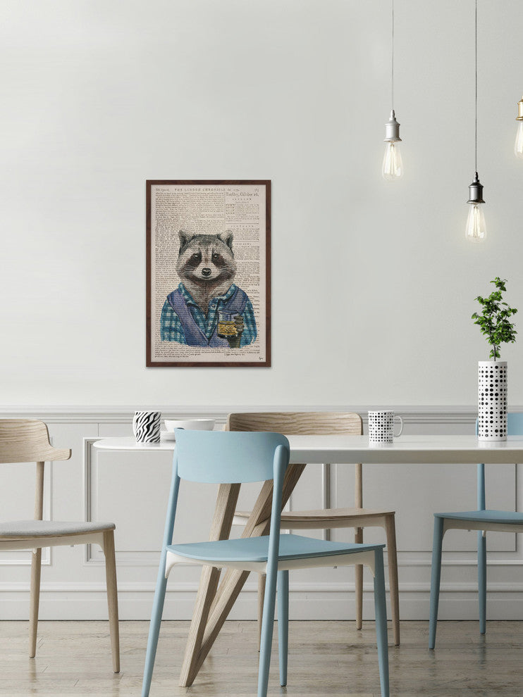 "Scotch Time" Framed Painting Print, 12"x18"