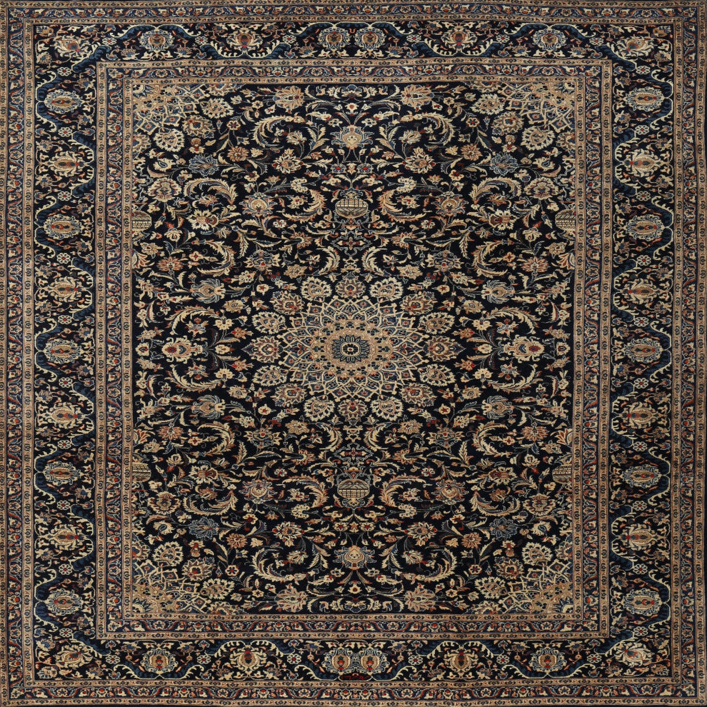 Ahgly Company Indoor Square Traditional Area Rugs, 8' Square