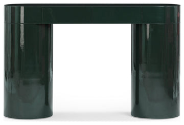 Mira High Gloss Console Table, Green