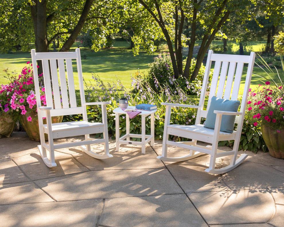 Vineyard 3-Piece Rocking Set, White