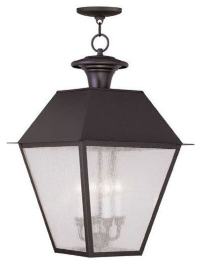 Mansfield Outdoor Chain-Hang Light, Bronze