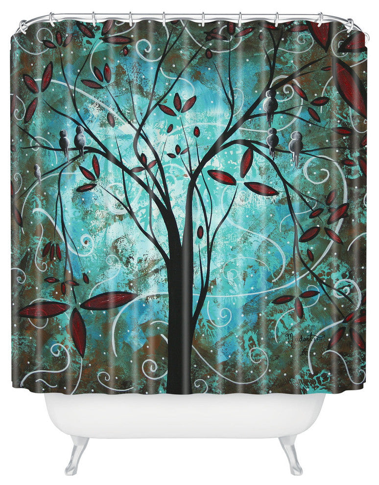 madart inc Romantic Evening Shower Curtain