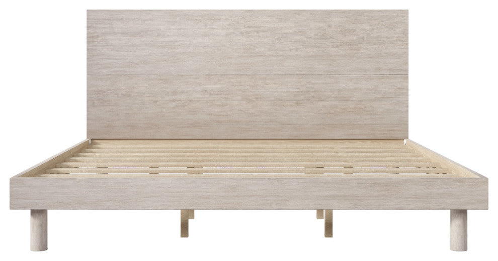 Full/Queen/King Wood Frame Platform Bed, King