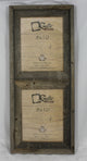 Jasper Reclaimed Rustic Barn Wood Vertical Collage Frame, 8"x10"