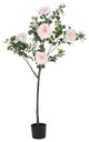 Bergweg Artificial Rose Tree, Green and Pink Champagne