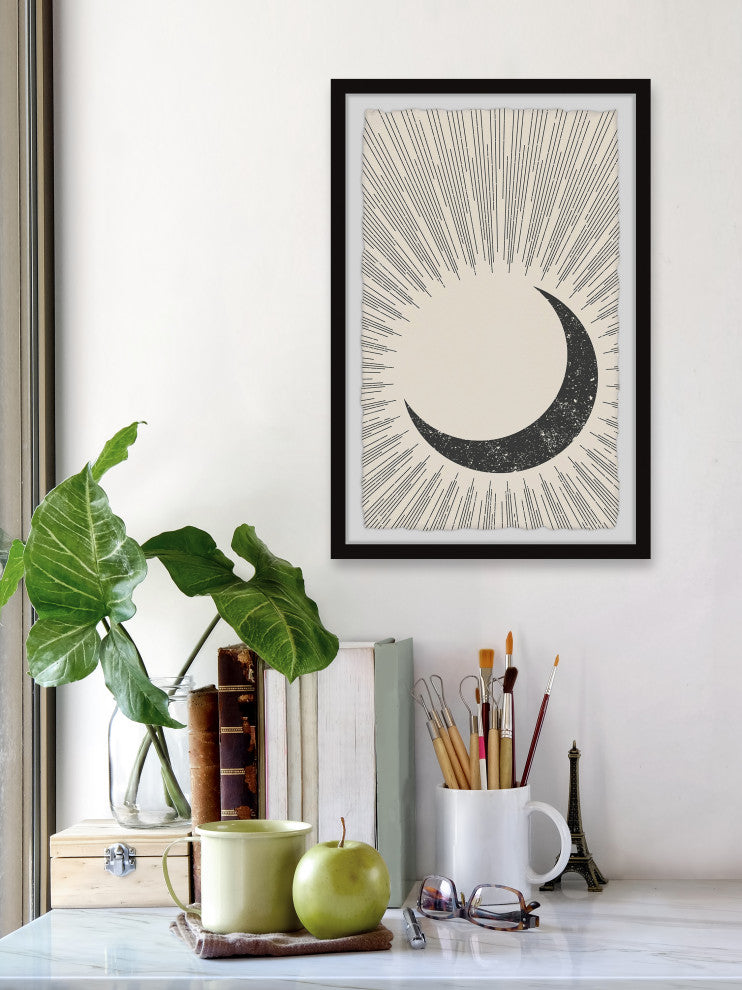 "Moonlight Shine" Framed Painting Print, 30x45