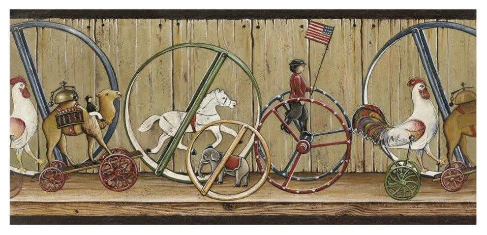 "Parade Day" Digital Paper Print by David Carter Brown, 32"x16"