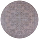 Ahgly Company Indoor Round Mid-Century Modern Area Rugs, 5' Round
