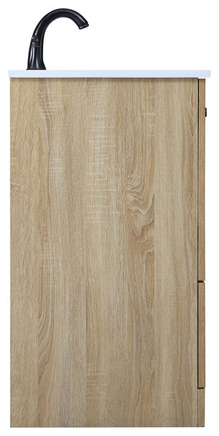 Home Living 30" Single Bathroom Vanity, Mango Wood
