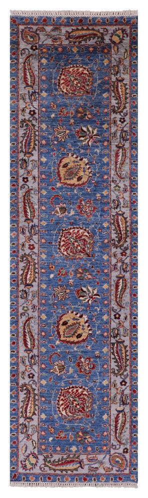Runner Persian Tabriz Handmade Rug 2' 8" X 9' 11" Q10070
