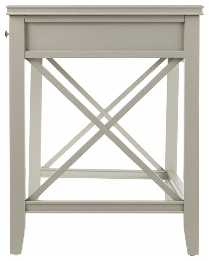 Farmhouse Gray Writing Desk