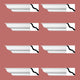 Cornice White Urethane Kensinton Design 8 Pieces Totaling 752" Length