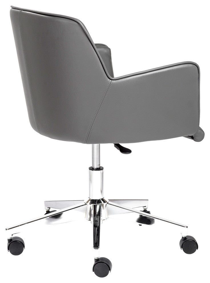 Sunny Pro Office Chair, Gray With Chrome Base, Gray