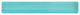 1x6 Flat Bar Hand Poured Glass Tile, Aqua